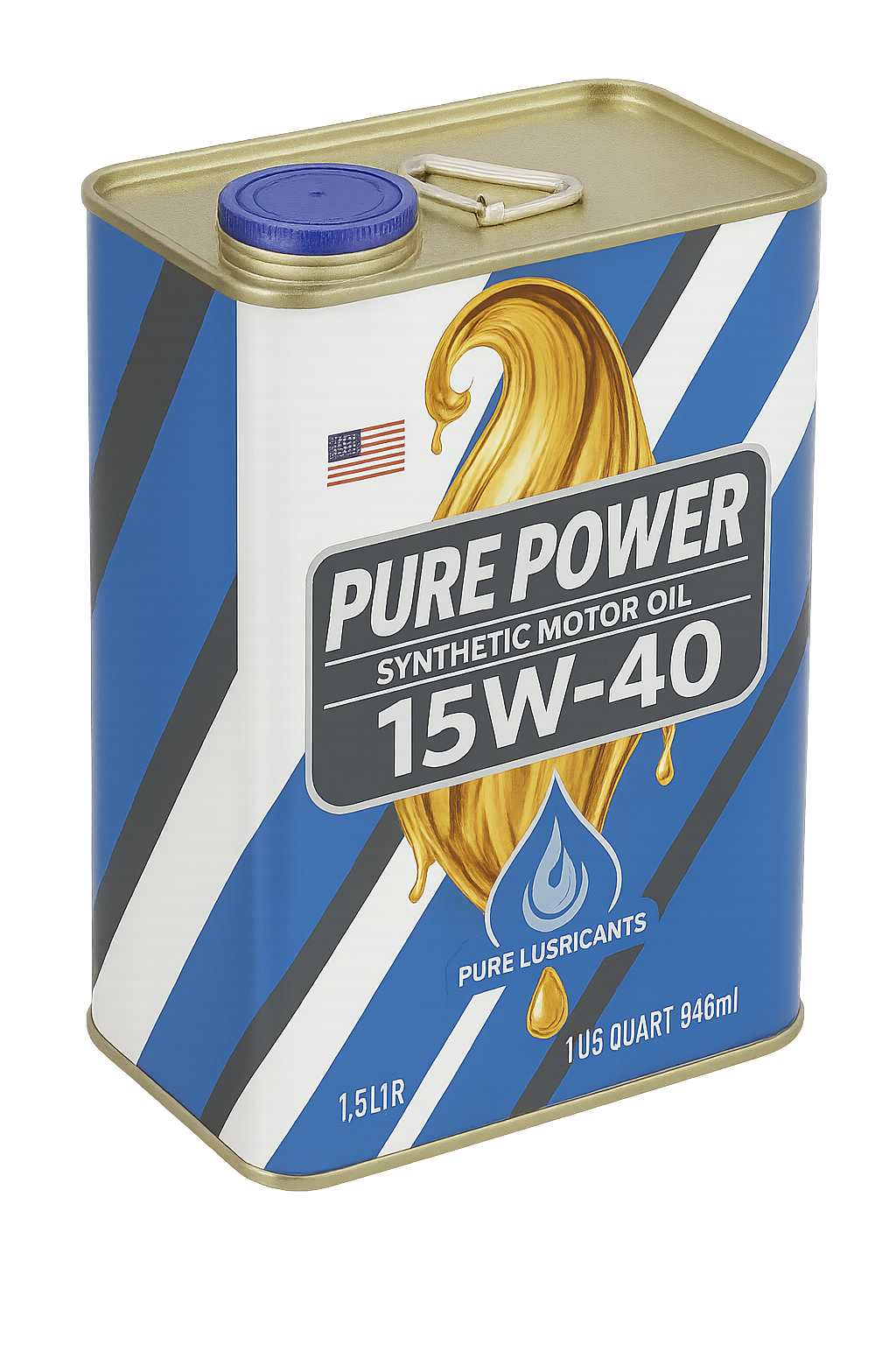 Pure-Power 15W-40 CK4 Full-Synthetic Heavy Duty Engine Oil